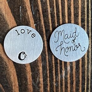 ORIGAMI OWL • medium silver plates x2